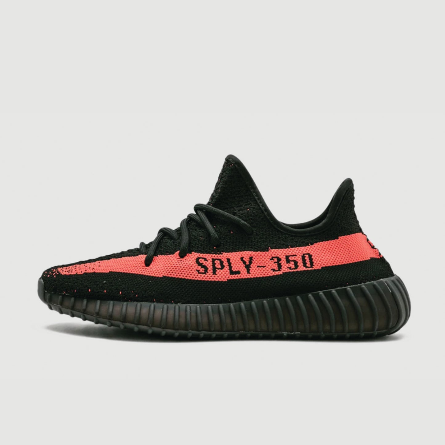Adidas Yeezy Boost 350 v2 Core Black Red Stripe