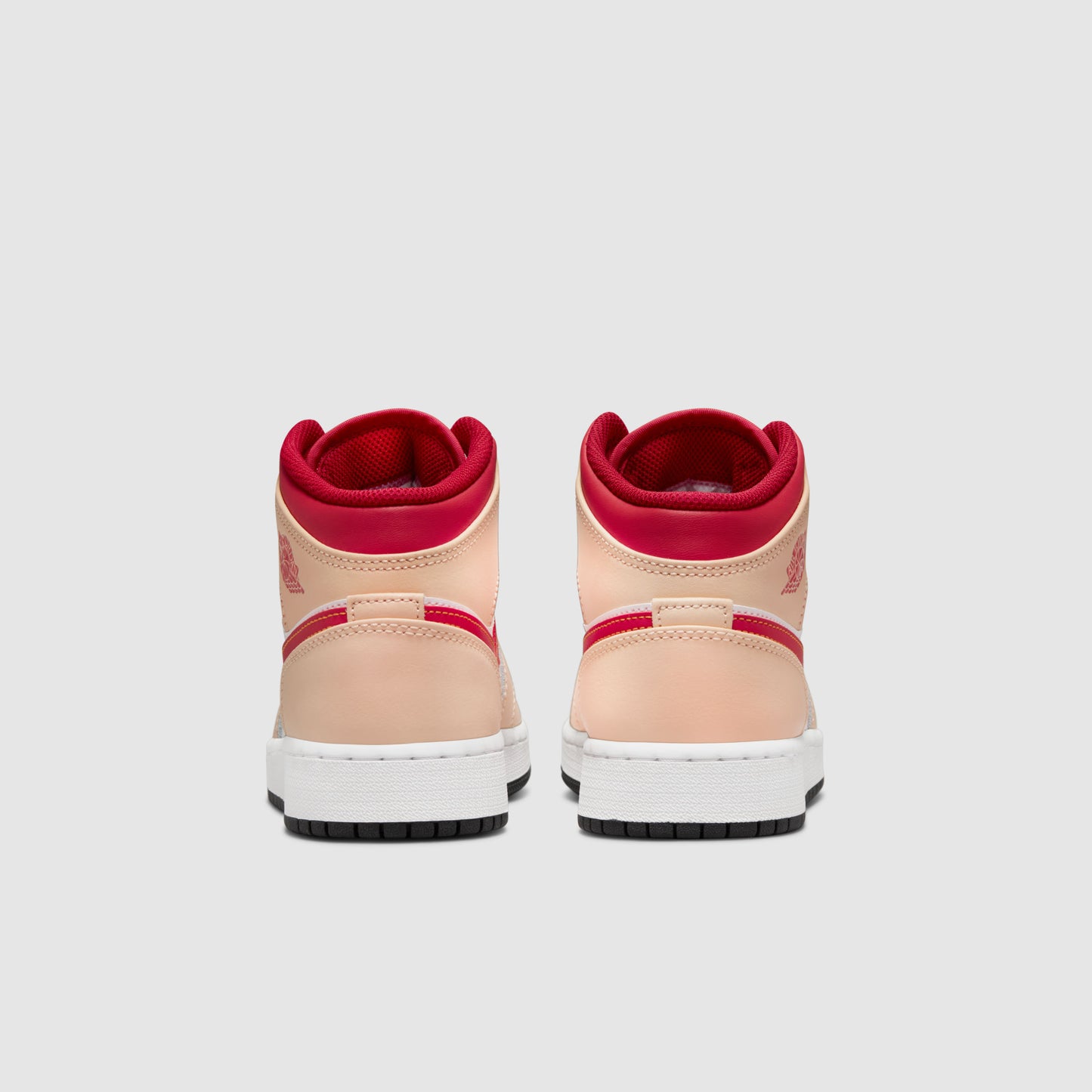 Air Jordan 1 Mid Beige Rouge (GS)
