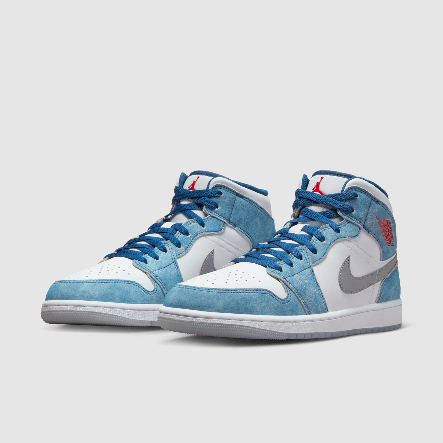 Air Jordan 1 Mid Light Blue Steel
