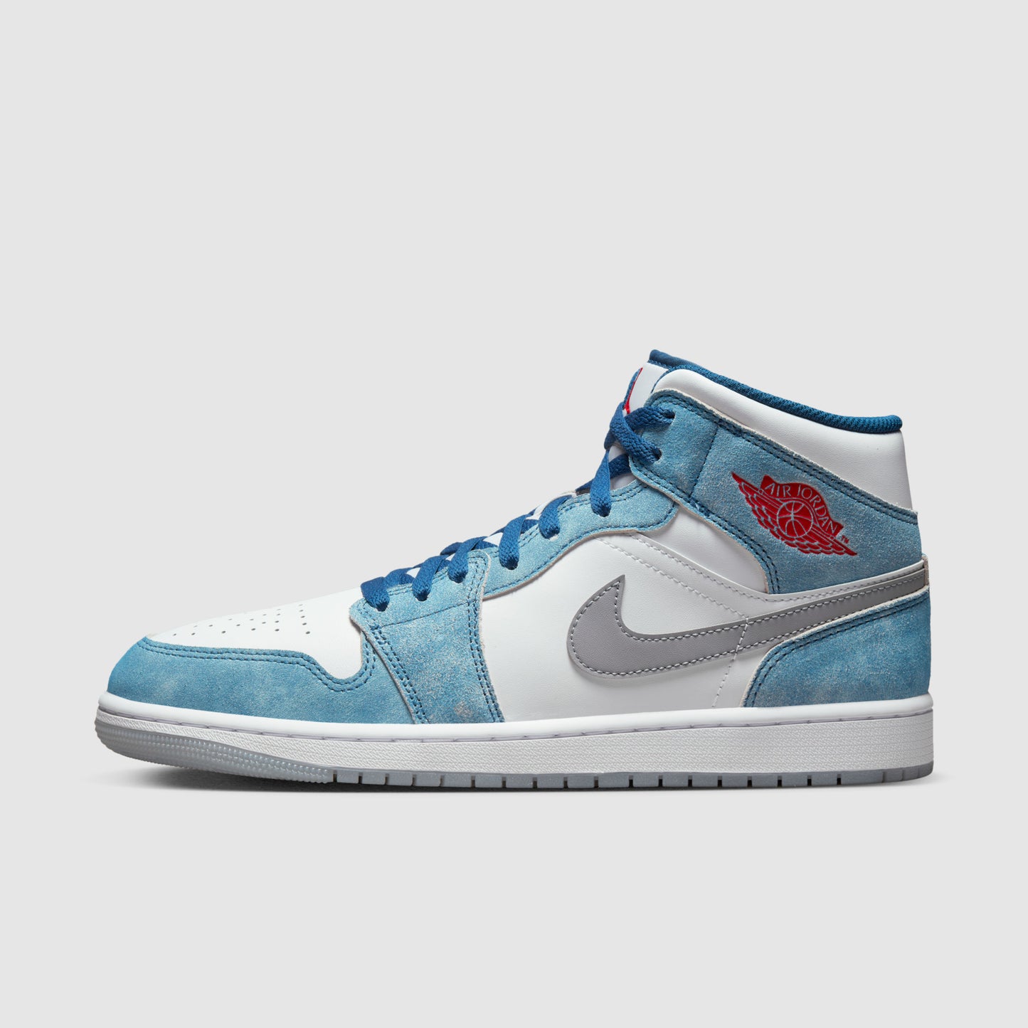 Air Jordan 1 Mid Light Blue Steel