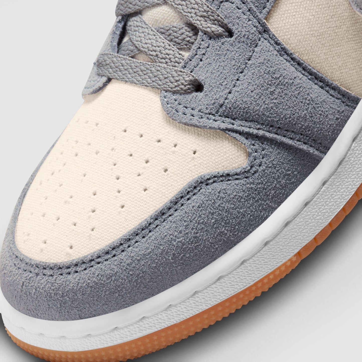 Air Jordan 1 Mid Coconut Milk Particle Grey (GS)