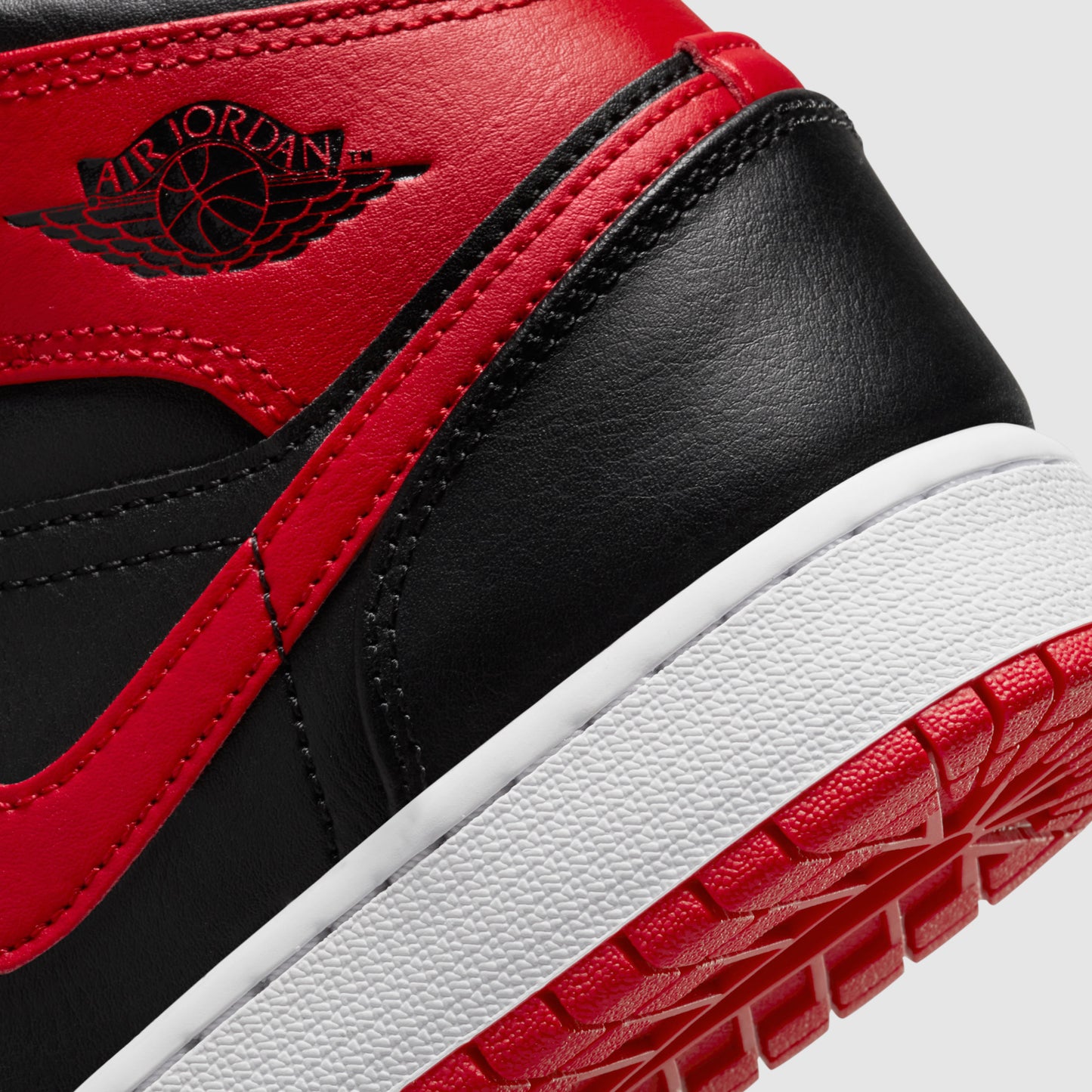 Air Jordan 1 Mid Fire Red (GS)