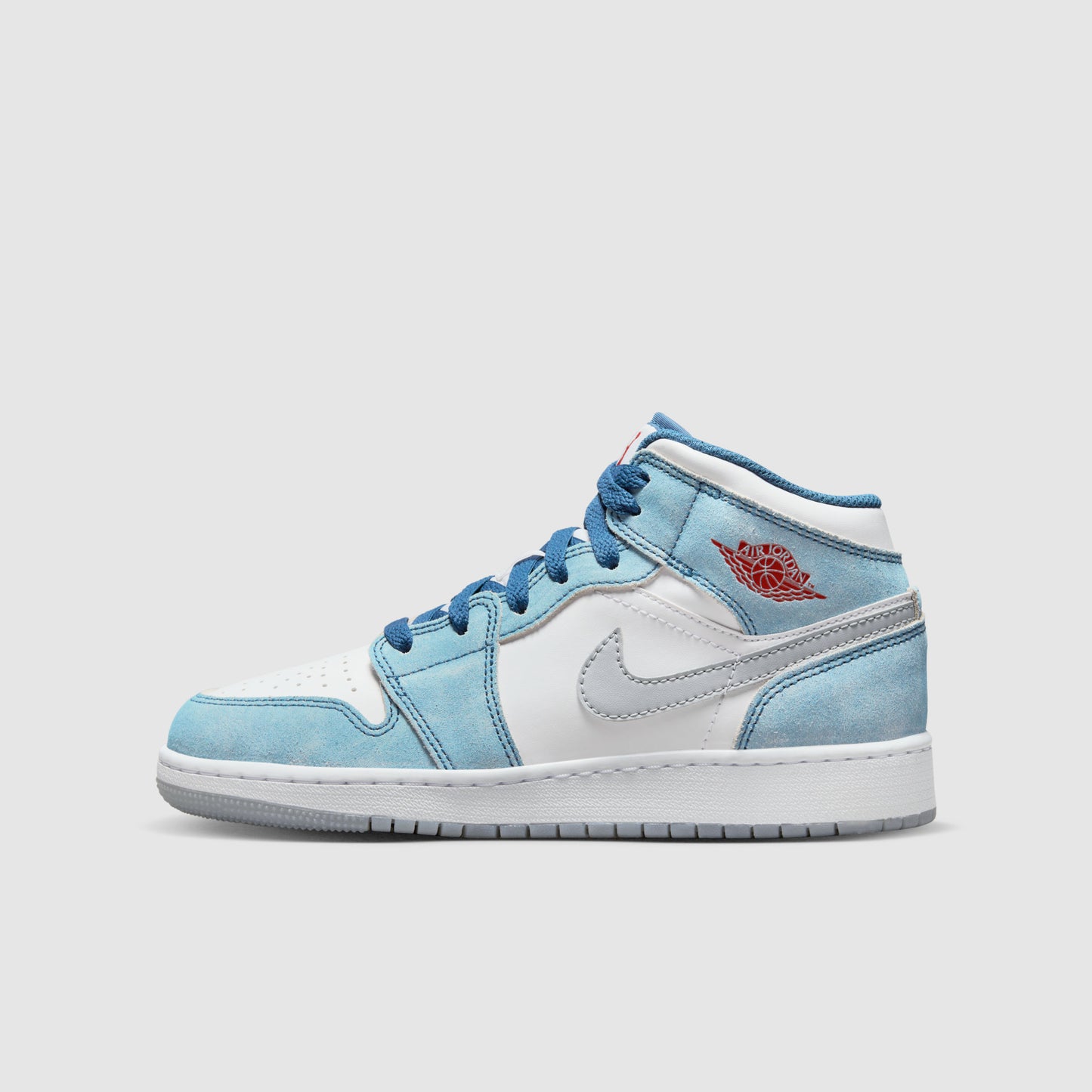 Air Jordan 1 Mid Light Blue Steel (GS)