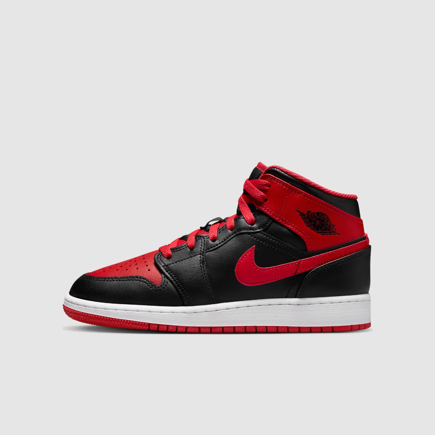 Air Jordan 1 Mid Fire Red (GS)