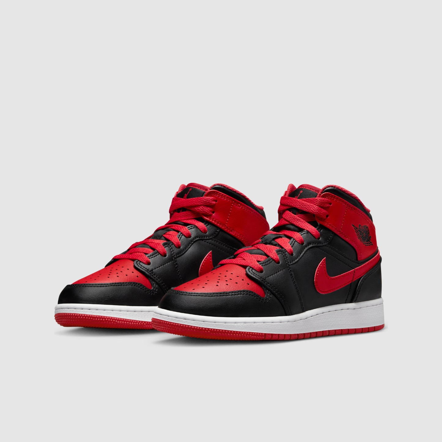 Air Jordan 1 Mid Fire Red (GS)