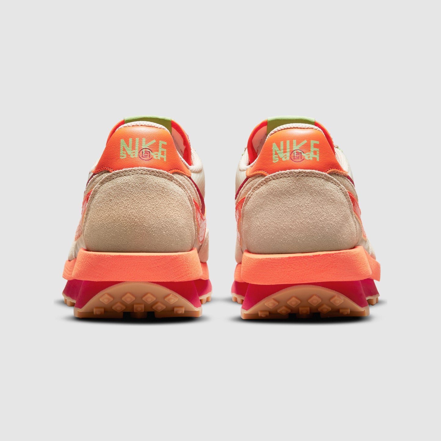 Nike LD Waffle x Sacai Kiss of Death Net Orange