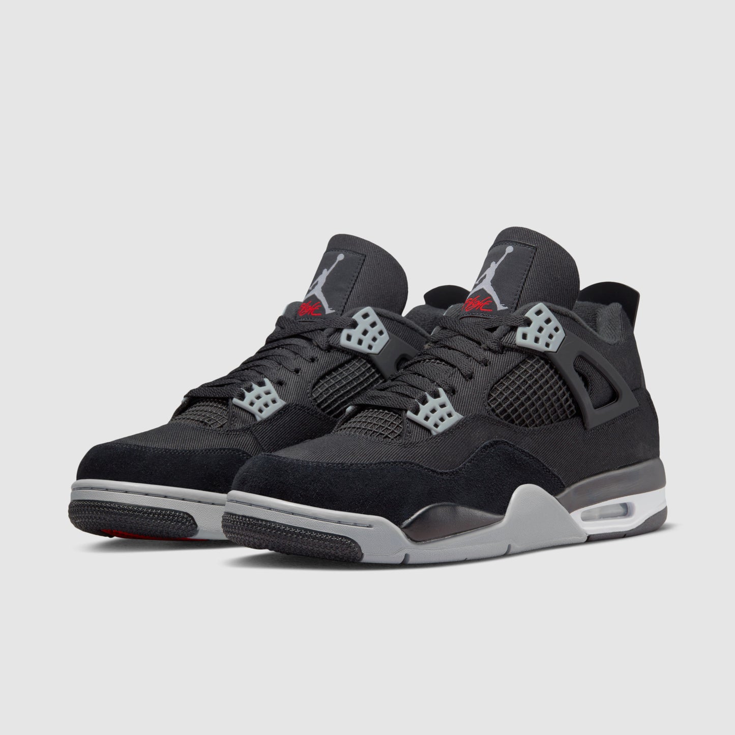 Air Jordan 4 Retro Black Canvas