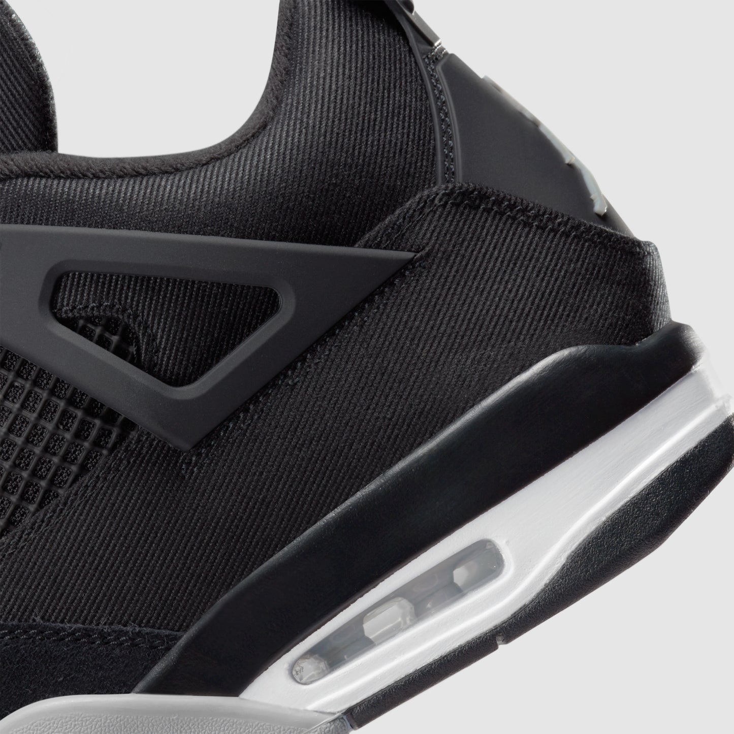 Air Jordan 4 Retro Black Canvas