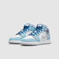 Air Jordan 1 Mid Light Blue Steel (GS)