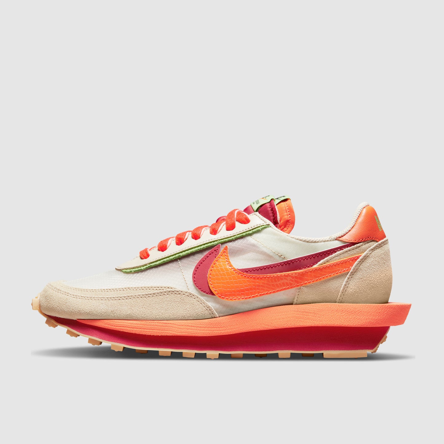 Nike LD Waffle x Sacai Kiss of Death Net Orange